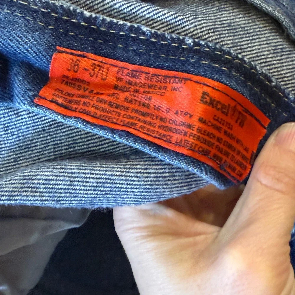 Bulwark FR Excel FR Flame Resistant Work Jeans Blue Denim‎ 36x37 PEJ2DD2 Mens